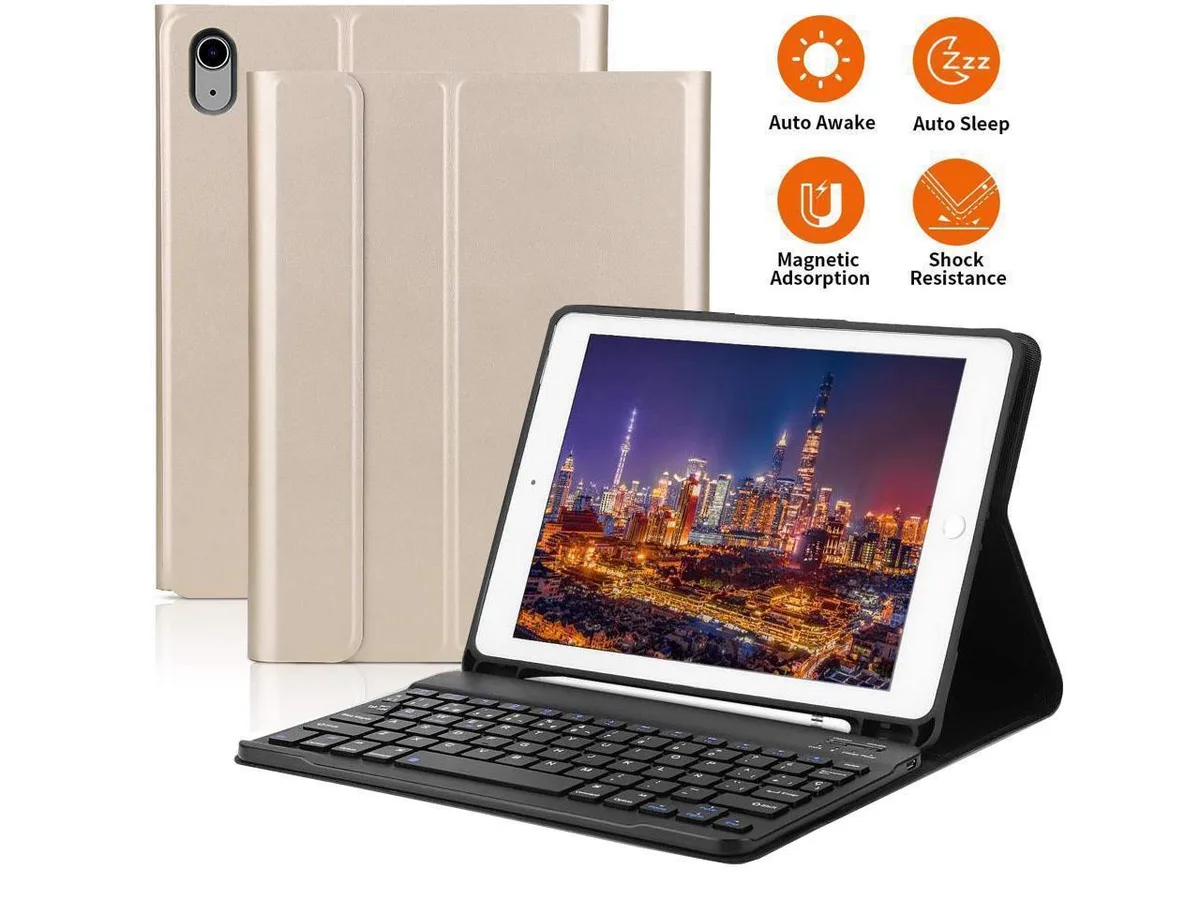 Werleo Werleo A2696 iPad 10th Gen 10.9" 2022 Keyboard Case Gold — product photo