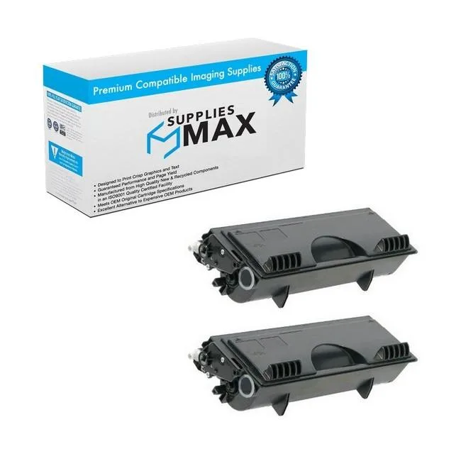 SuppliesMax SuppliesMax TN-460 Compatible Toner Cartridge 2 Pack 6000 Pages — product photo