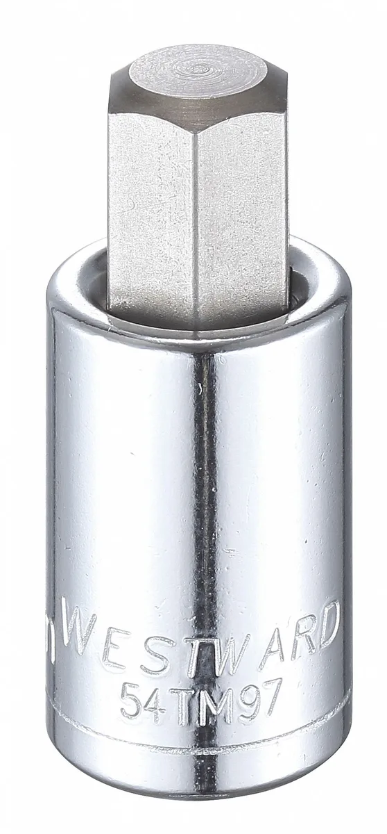 14 mm hex socket bit, alloy steel, 2-1/4 inch length