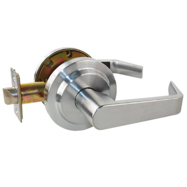 S. Parker S. Parker SL7160N26D Satin Chrome Passage Lever Door Lock Grade 2 — product photo