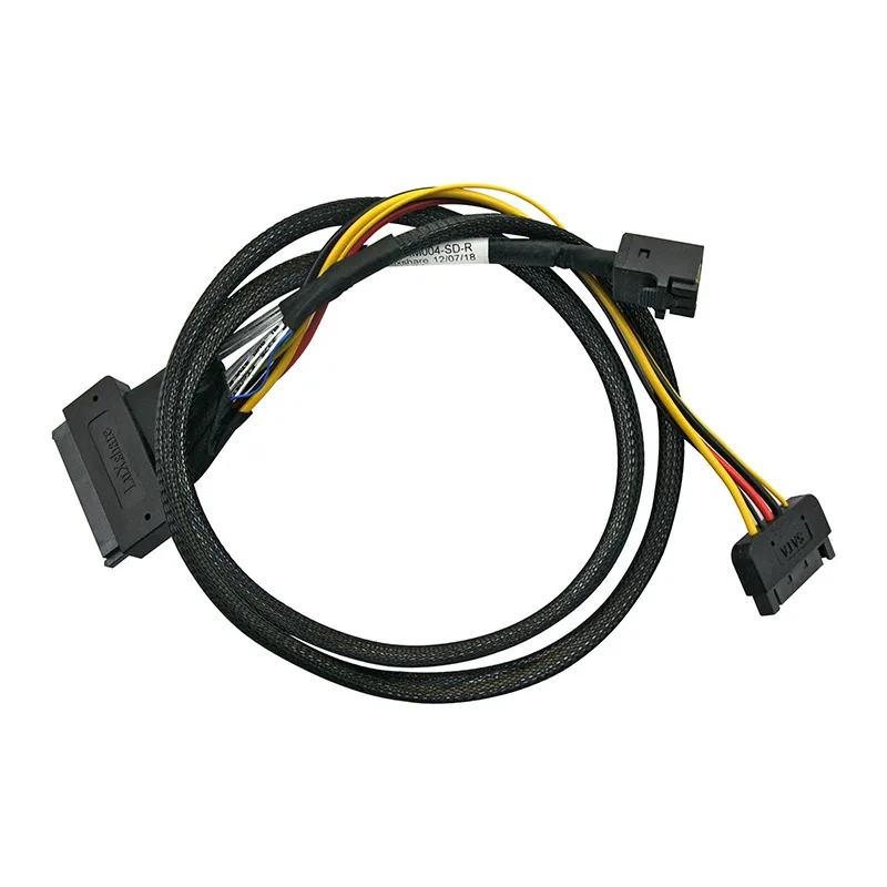 Shenzhen Lianrui Information Technology Shenzhen Lianrui Information Technology SFF-8643 to SFF-8639 SATA Cable 80CM — product photo