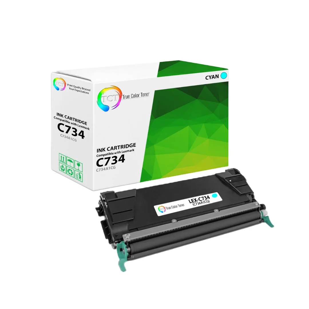 TCT TCT C734A1CG Cyan Toner Cartridge 6000 Pages — product photo