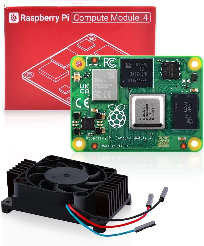 ENVEL ENVEL Compute Module 4 8GB 32GB eMMC with Heatsink PWM Fan — product photo