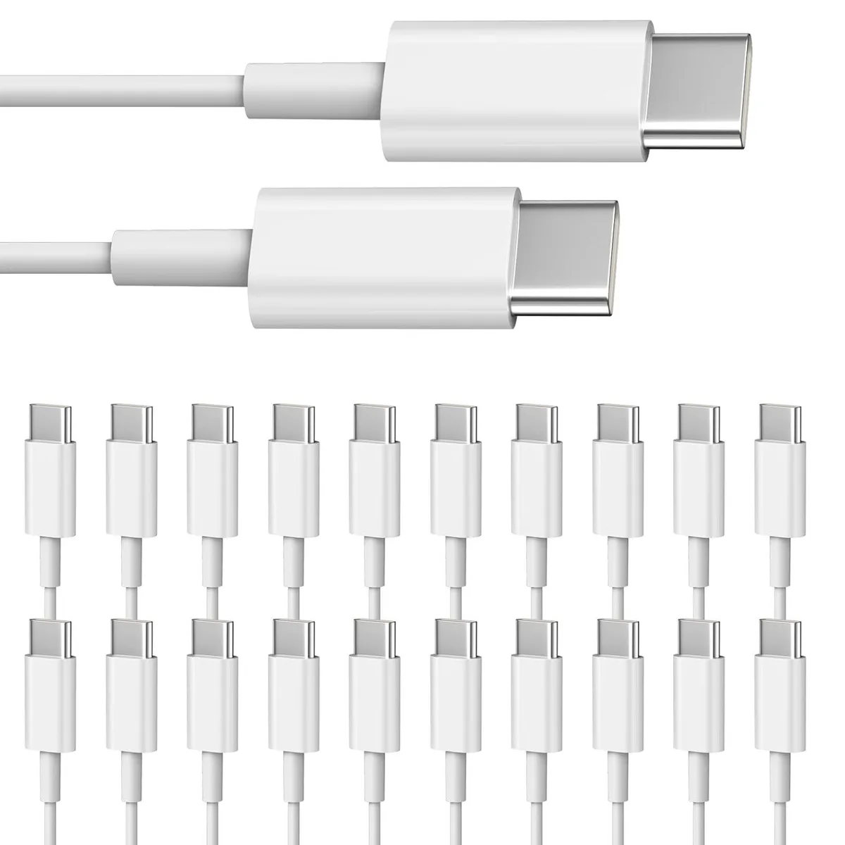 miqpower miqpower USB C to USB C Cable 20-Pack 3ft White — product photo