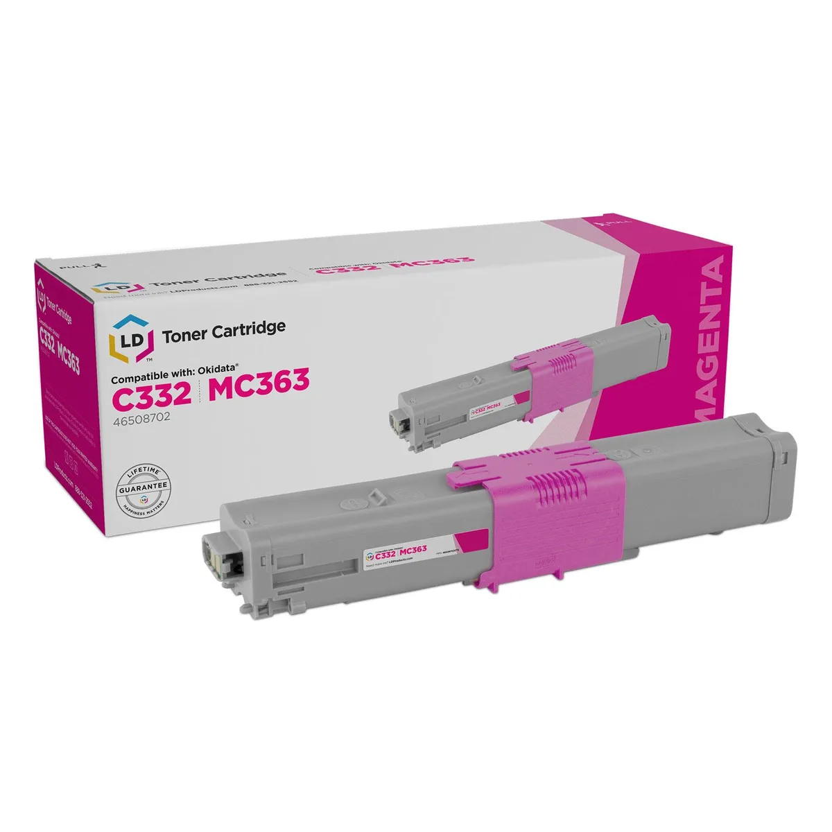 LD Products LD Products Compatible Toner Cartridge 46508702 Magenta — product photo