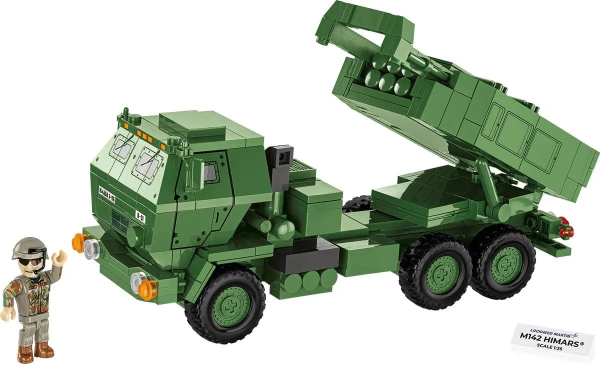 Cobi Cobi Armed Forces M142 HIMARS 1:35 Scale Building Set 2626 - 604 Pieces — product photo