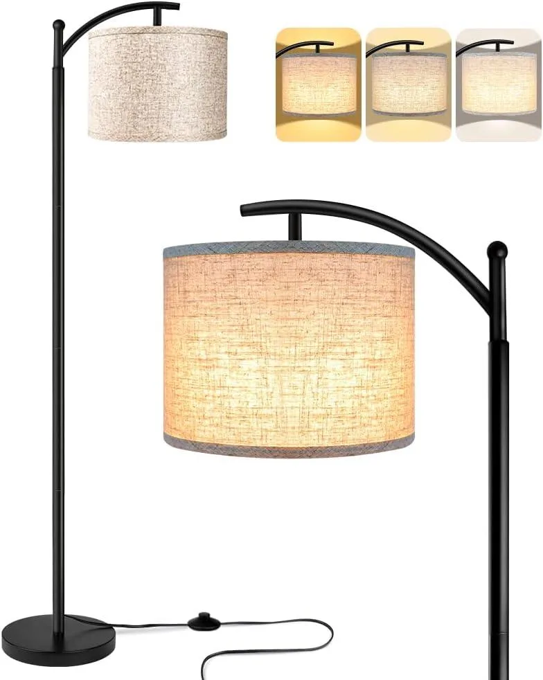 TUKO TUKO Floor Lamp 3000K Beige Shade Black — product photo