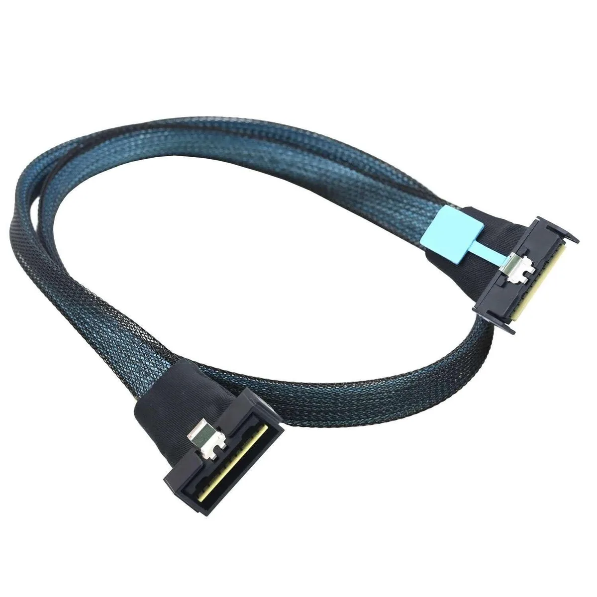 Vszerda Vszerda MCIO74P-LP-SFF8654-E 74Pin PCI-E Gen5.0 MCIO to Slim SAS Low Profile SFF-8654 8I Extension Cable 50CM — product photo