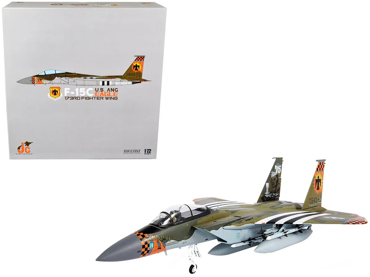 JC Wings JC Wings F-15C Eagle 1/72 U.S. ANG 173rd Fighter Wing 2020 hobby collectible — product photo