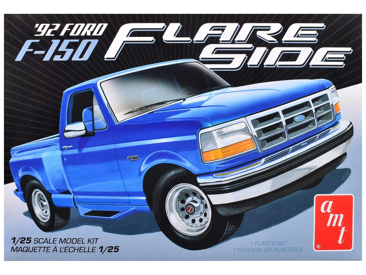 AMT AMT AMT1451M 1992 Ford F-150 Flare Side 1/25 Scale Hobby Collectible — product photo