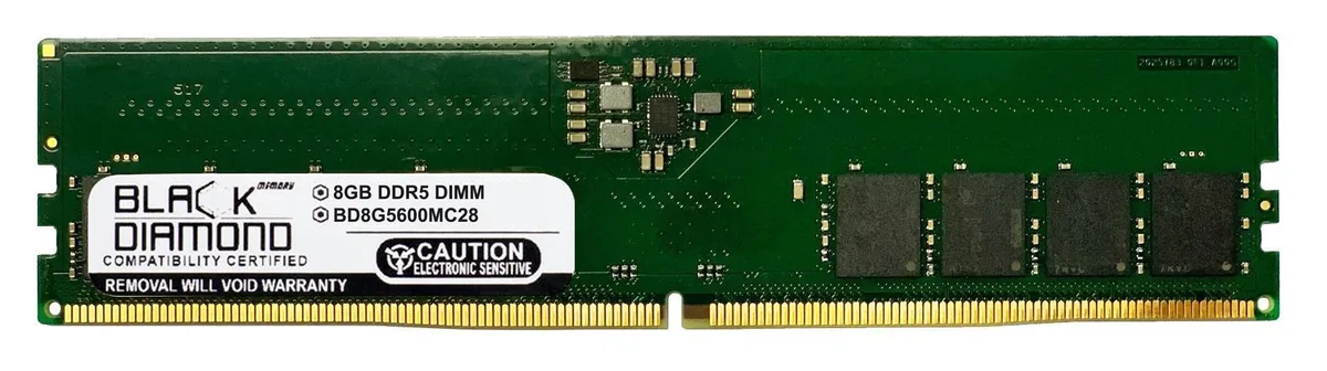 Black Diamond Memory Black Diamond Memory BD8G5600MC28 8GB DDR5 5600 memory upgrade — product photo