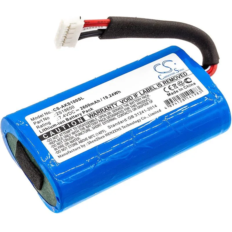 Rectangular replacement battery pack for Anker SoundCore Boost speaker