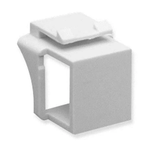 ICC ICC Blank Modular Fill-In Jack Insert White 10 Pack — product photo