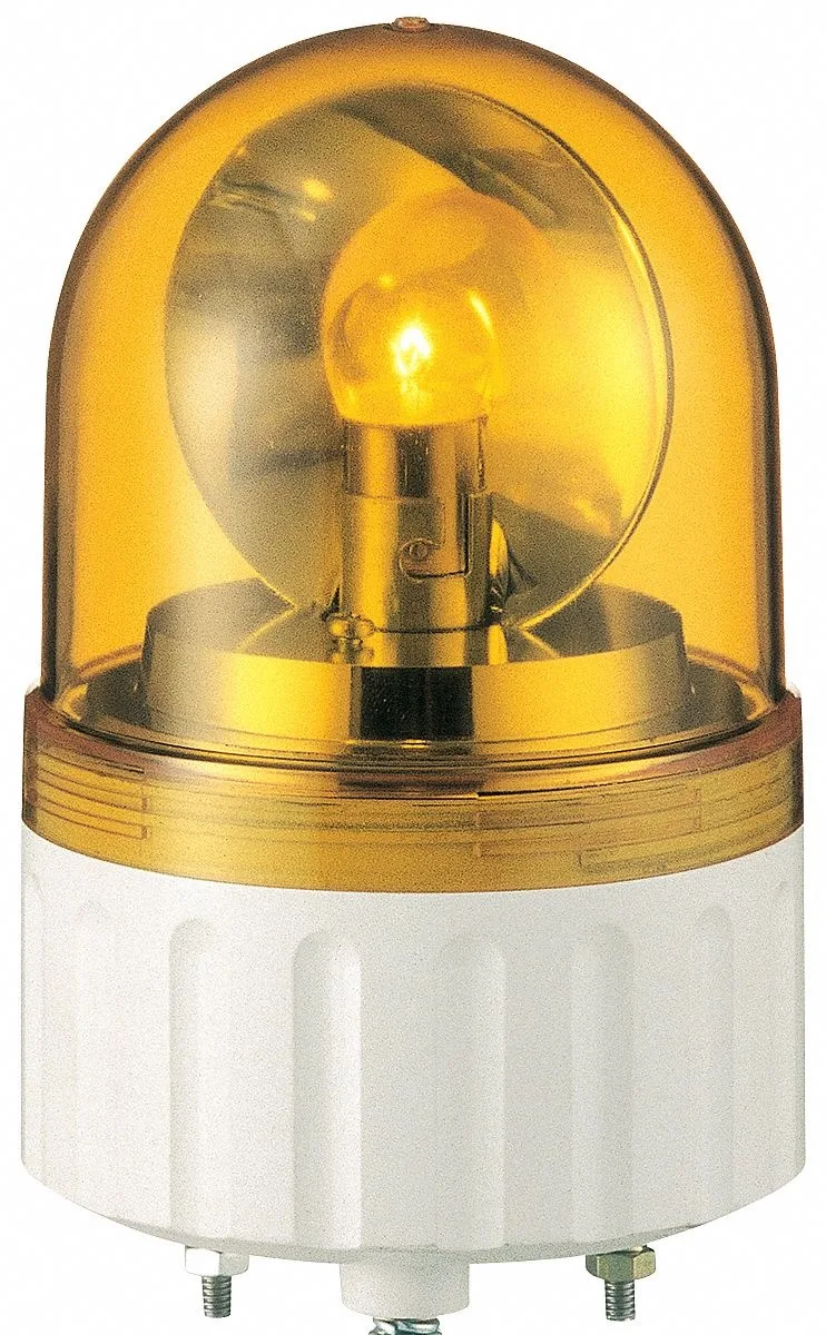 Schneider Electric orange rotating mirror warning light dome ABS housing IP23