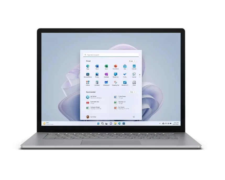 Microsoft Microsoft Surface Laptop 5 R1V-00001 i5-1235U 8GB 512GB 13.5" Touch Windows 11 Home — product photo