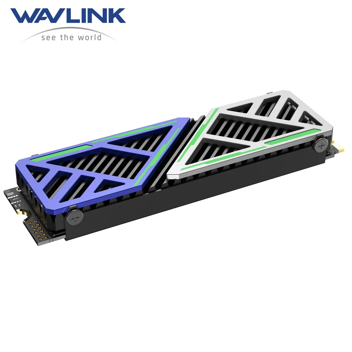 Wavlink Wavlink M.2 SSD Heatsink 2280 NVMe/SATA 3mm Adjustable Aluminum — product photo