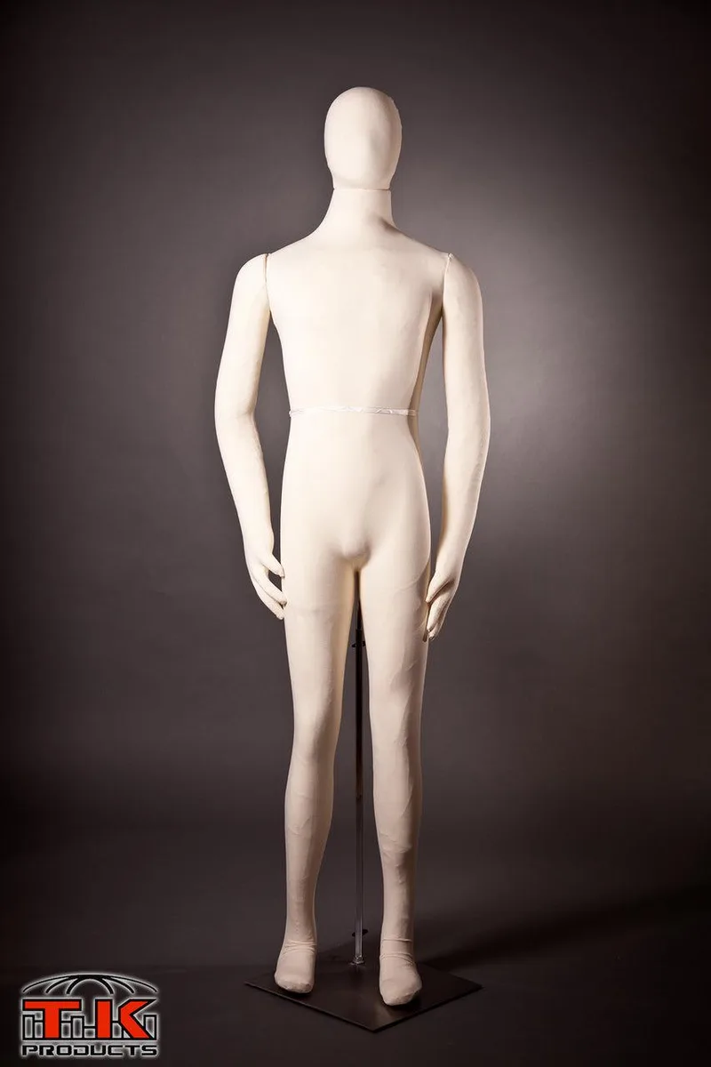 Tk Products Tk Products Male Mannequin Flexible Posable Full-size Beige-White inventory supply — product photo