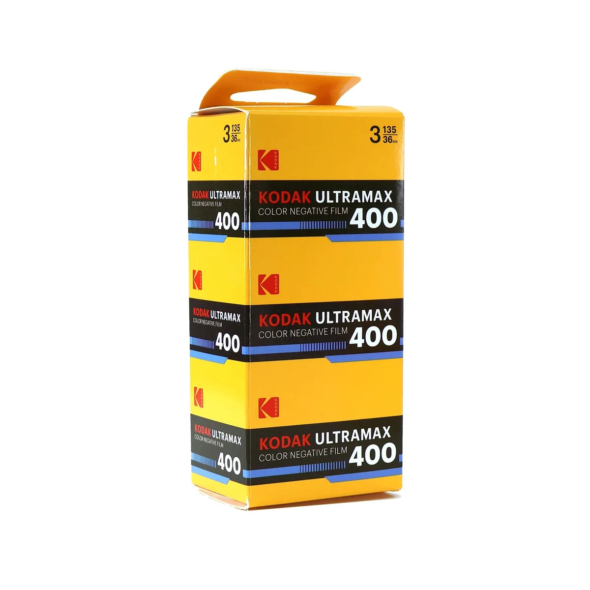 Kodak Kodak UltraMax 400 35 mm 36 exp 3-pack film — product photo