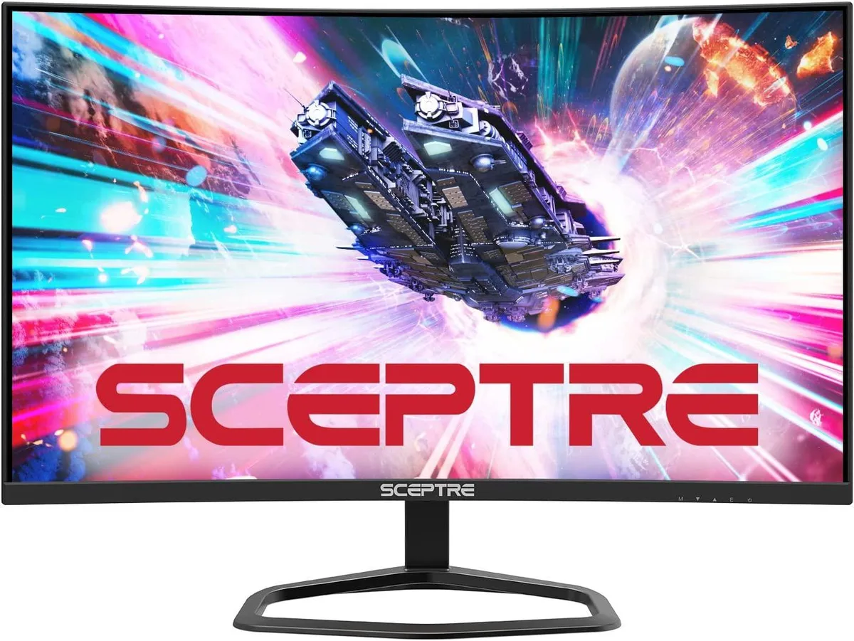 Sceptre Sceptre 27" Curved Gaming Monitor 240Hz 1ms 1500R Machine Black 2023 — product photo