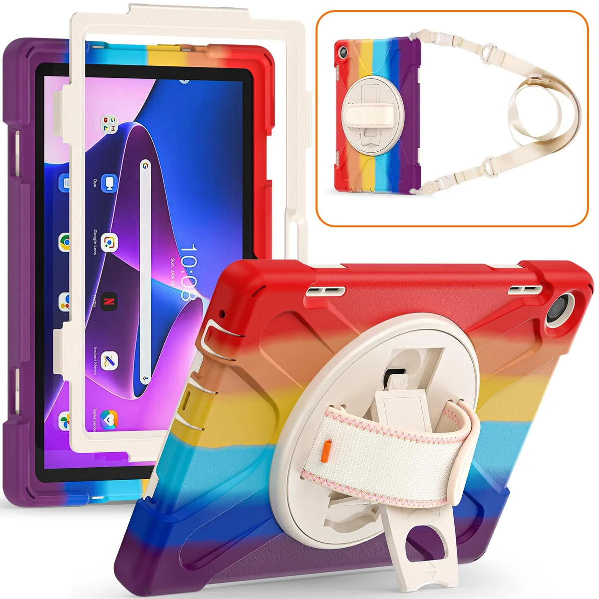 Werleo Werleo TB-328FU laptop case 10.1 inch Rainbow Red — product photo