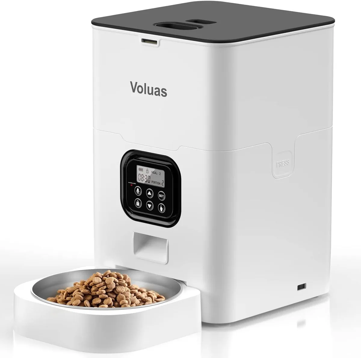 GCROWN GCROWN Automatic Pet Feeder 4L 10s Voice 4 Meals — product photo