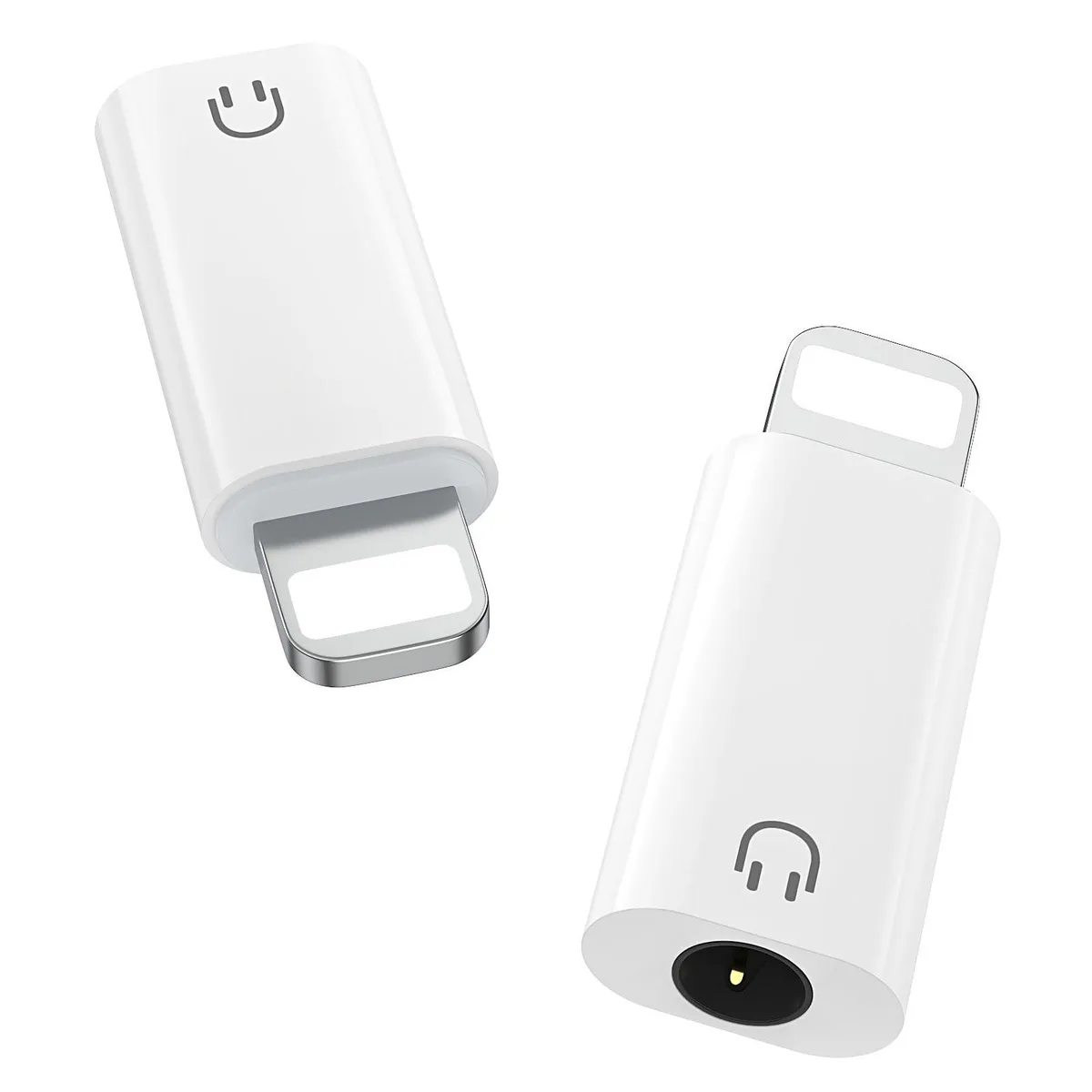  Moki Lightning to 3.5 mm Headphone Aux Adapter White — product photo