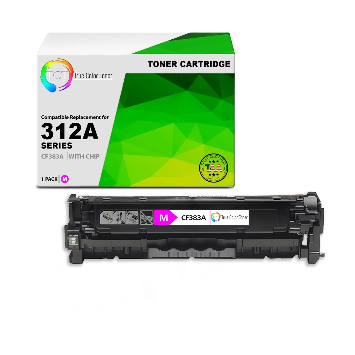 True Color Toner True Color Toner 312A Magenta TAA CF383A toner cartridge 2700 pages — product photo