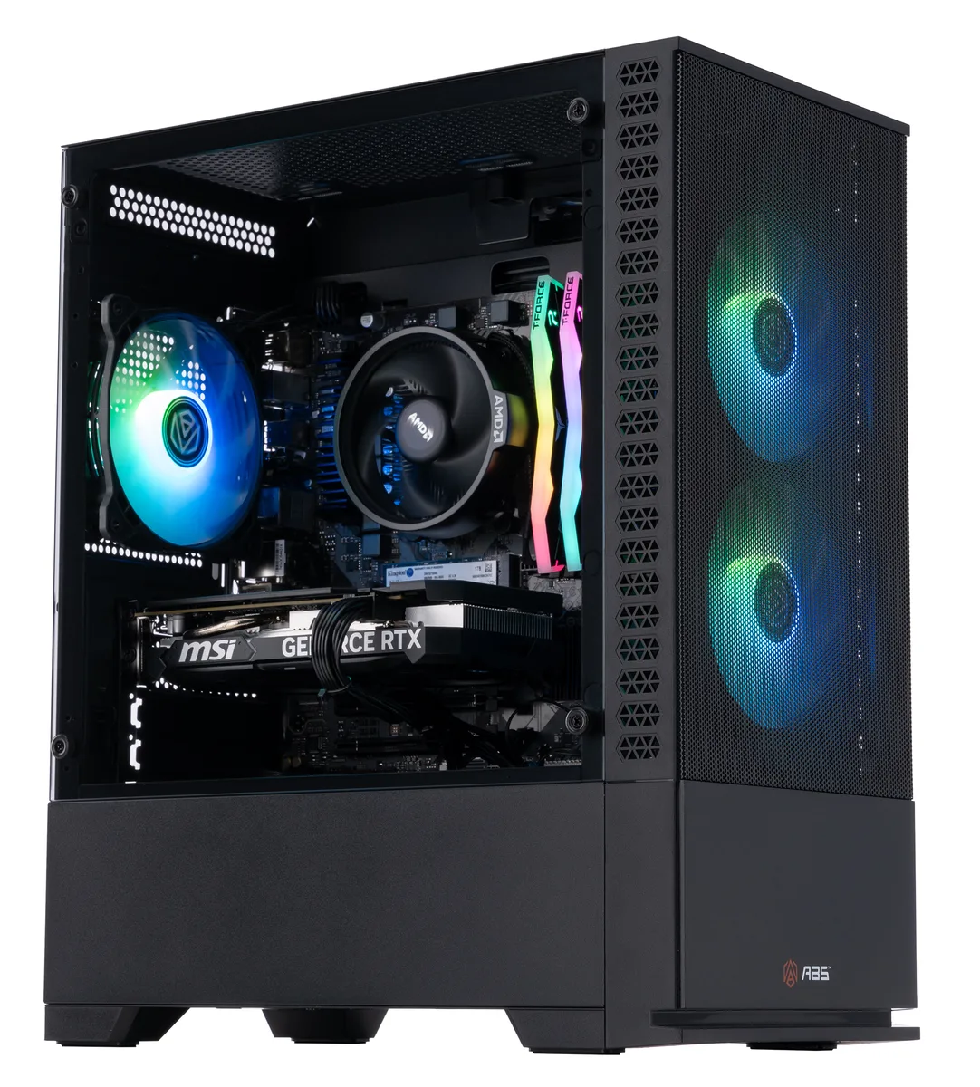ABS ABS CR76004060 gaming PC Ryzen 5 7600 RTX 4060 32GB DDR5 1TB NVMe — product photo