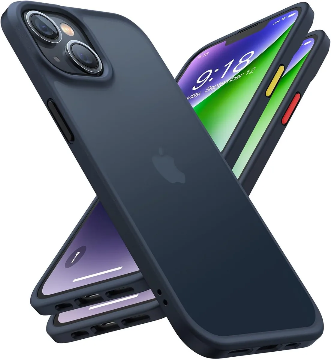 TAURKENAM TAURKENAM iPhone 14 Case Frosted Black — product photo