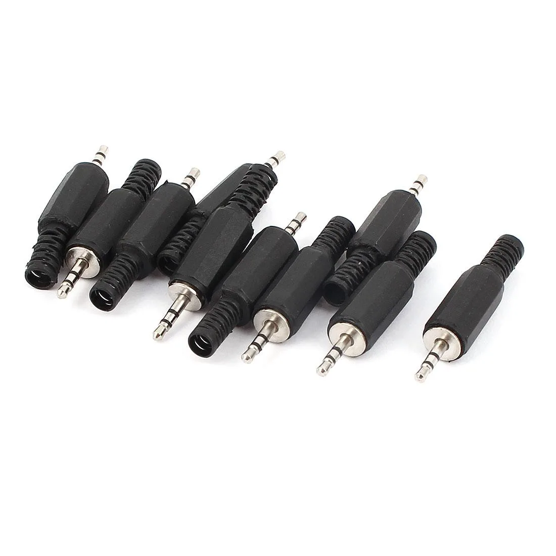 Unique-Bargains Unique-Bargains 10pcs 2.5mm Stereo Male Plug Jack live sound amplifier — product photo