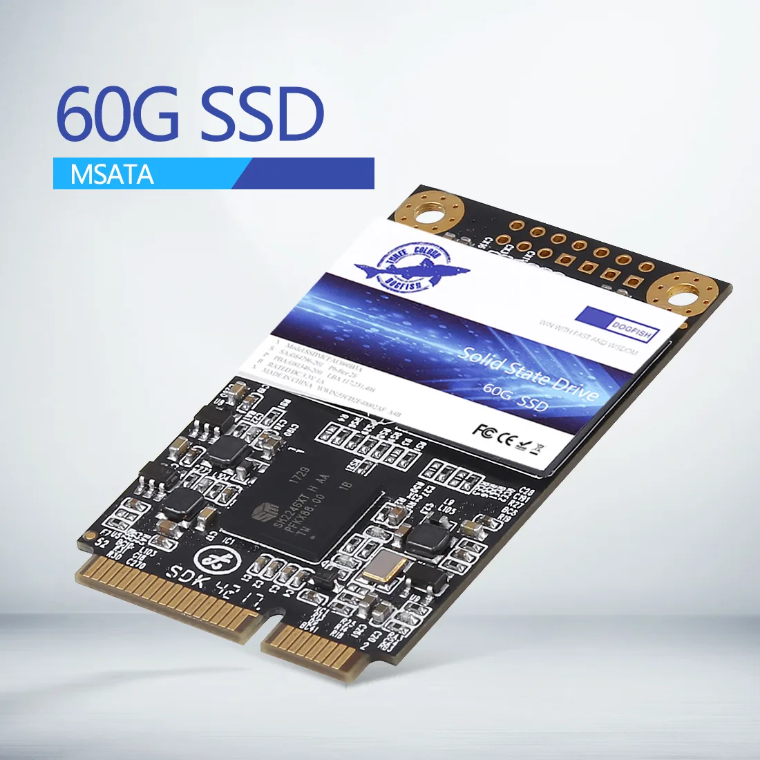 Dogfish Technology Dogfish Technology mSATA-60GB 60GB internal SSD — product photo