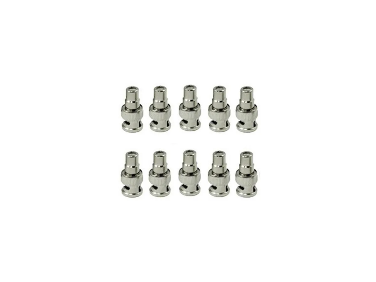 VideoSecu VideoSecu BNC210-N1 BNC Male to RCA Female Connector 10 Pack — product photo