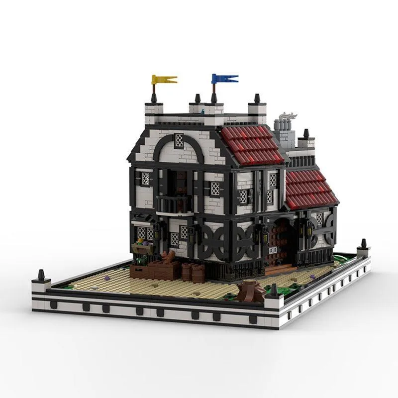 ZITIANYOUBUILD ZITIANYOUBUILD Medieval Village Ye Olde Tavern &amp; Inn 2720PCS MOC-210215 — product photo