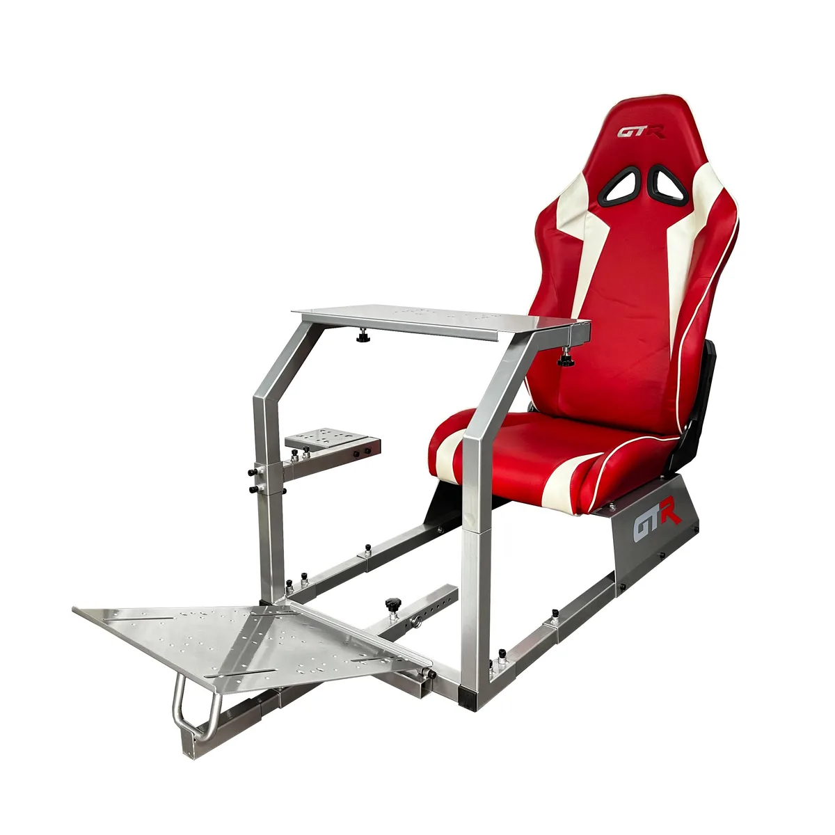 GTR Simulator GTR Simulator GTA Silver Cockpit gaming chair — product photo