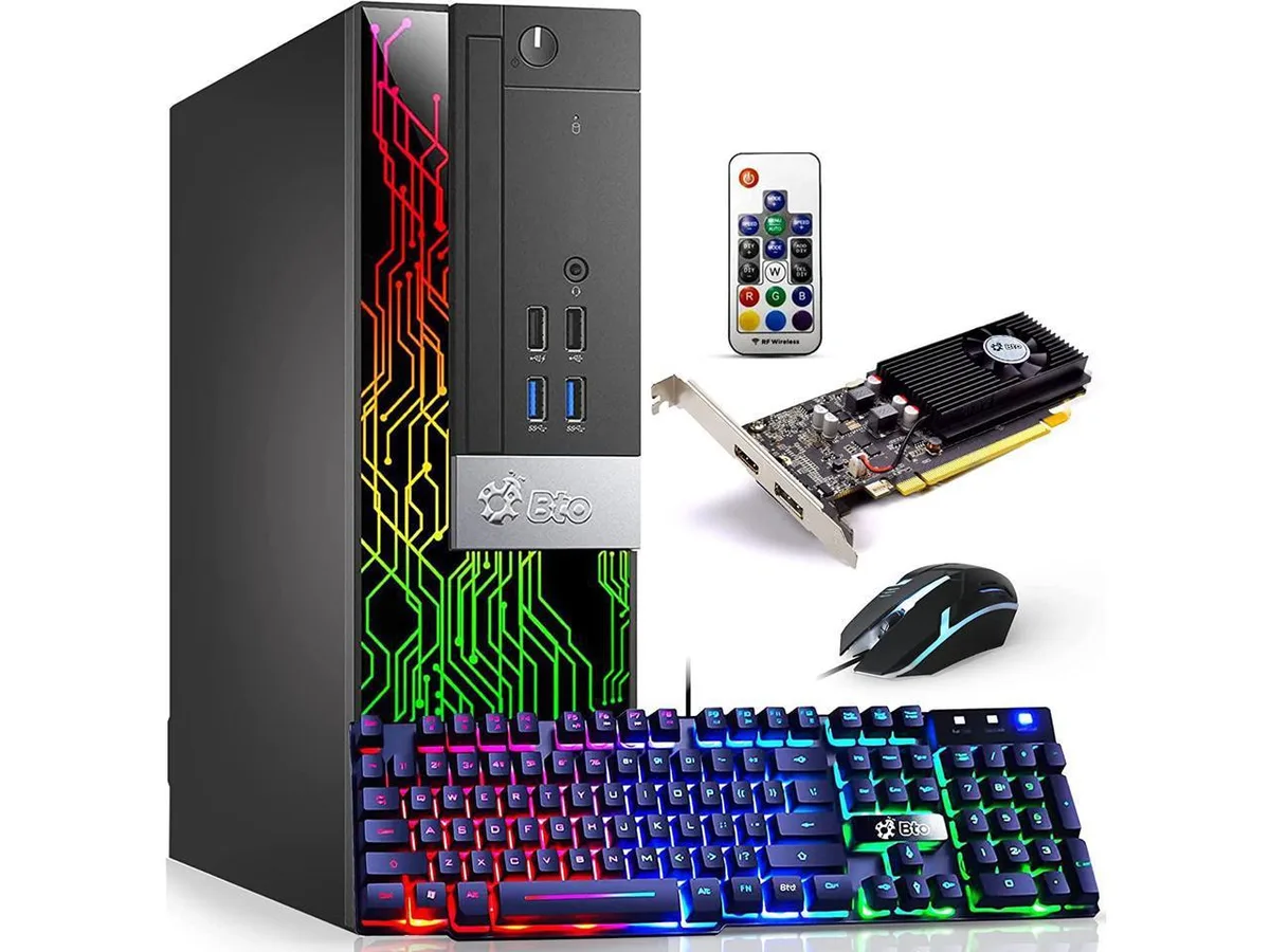 BTO BTO OptiPlex BX2 i5-7500 16GB 256GB+1TB RX 550 gaming PC — product photo