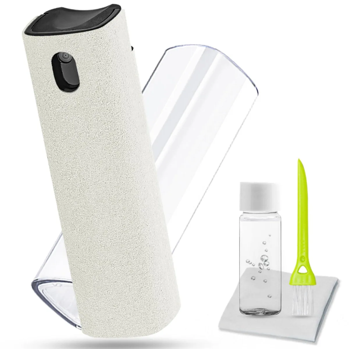 Blue Scosche A2OD-481 interior care kit with spray bottle microfiber cloth and brush