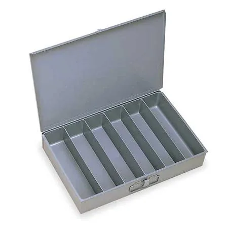 Durham Durham 117-95-D925 Compartmented Box 6 compartments 12 1/2 in D x 3 1/8 in H x 18 3/8 in W — product photo