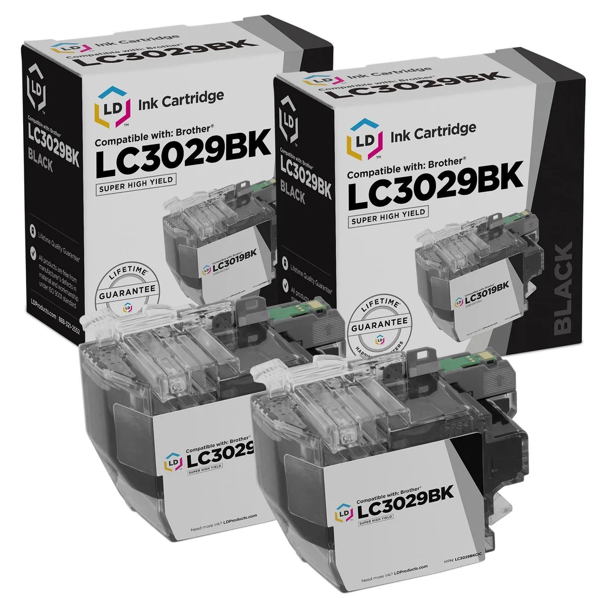 LD Products LD Products LC3029BK Black Ink Cartridge 2-Pack 3000 Pages — product photo