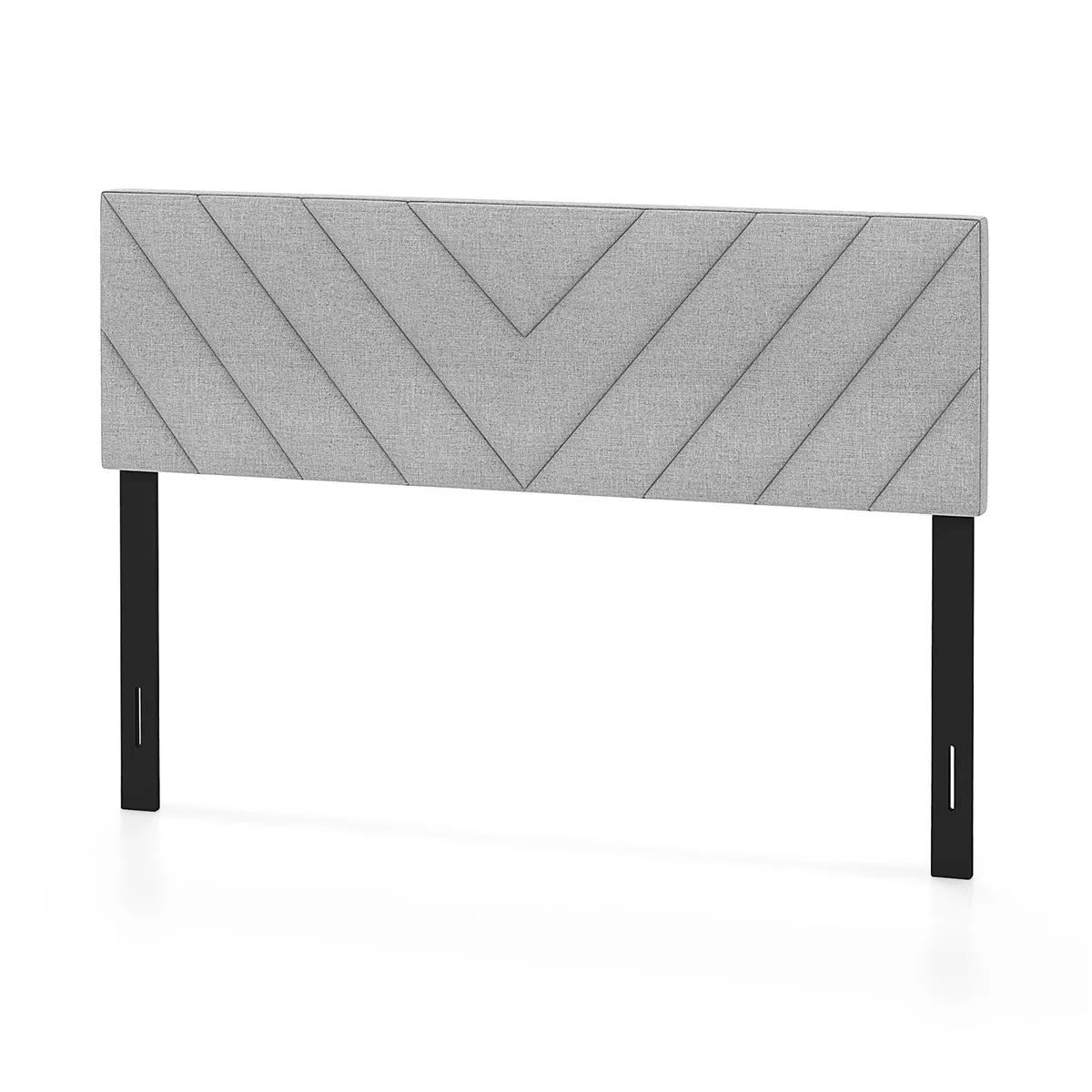 SlickBlue SlickBlue Linen Upholstered Headboard Gray 55-62 — product photo