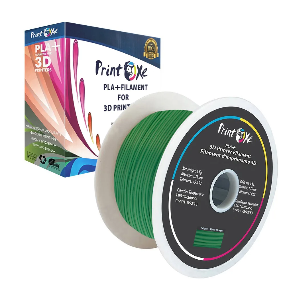 PrintOxe PrintOxe PLA+ Pro Filament Fruit Green 1.75 mm 1 kg +/- 0.03 mm — product photo