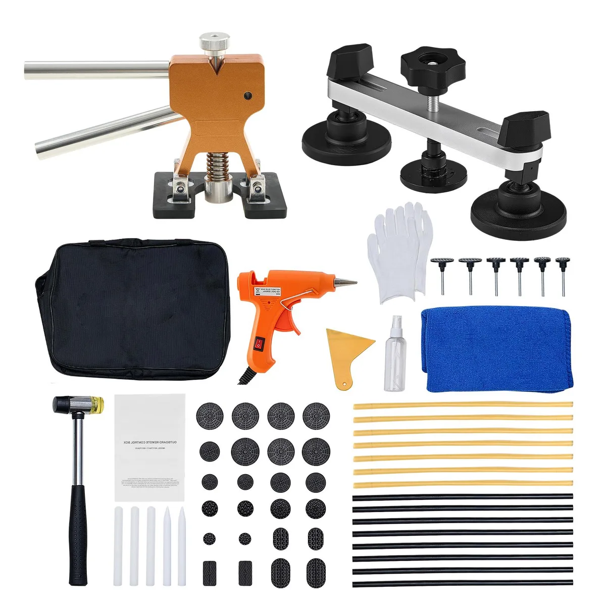 VEVOR VEVOR 60 PCS Paintless Dent Removal Kit with Golden Lifter body repair tool — product photo