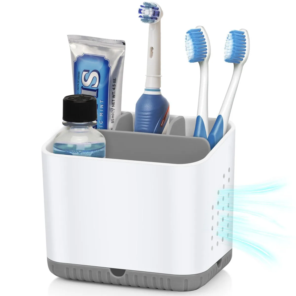 PARKMANI Toothbrush Holder Grey — product photo