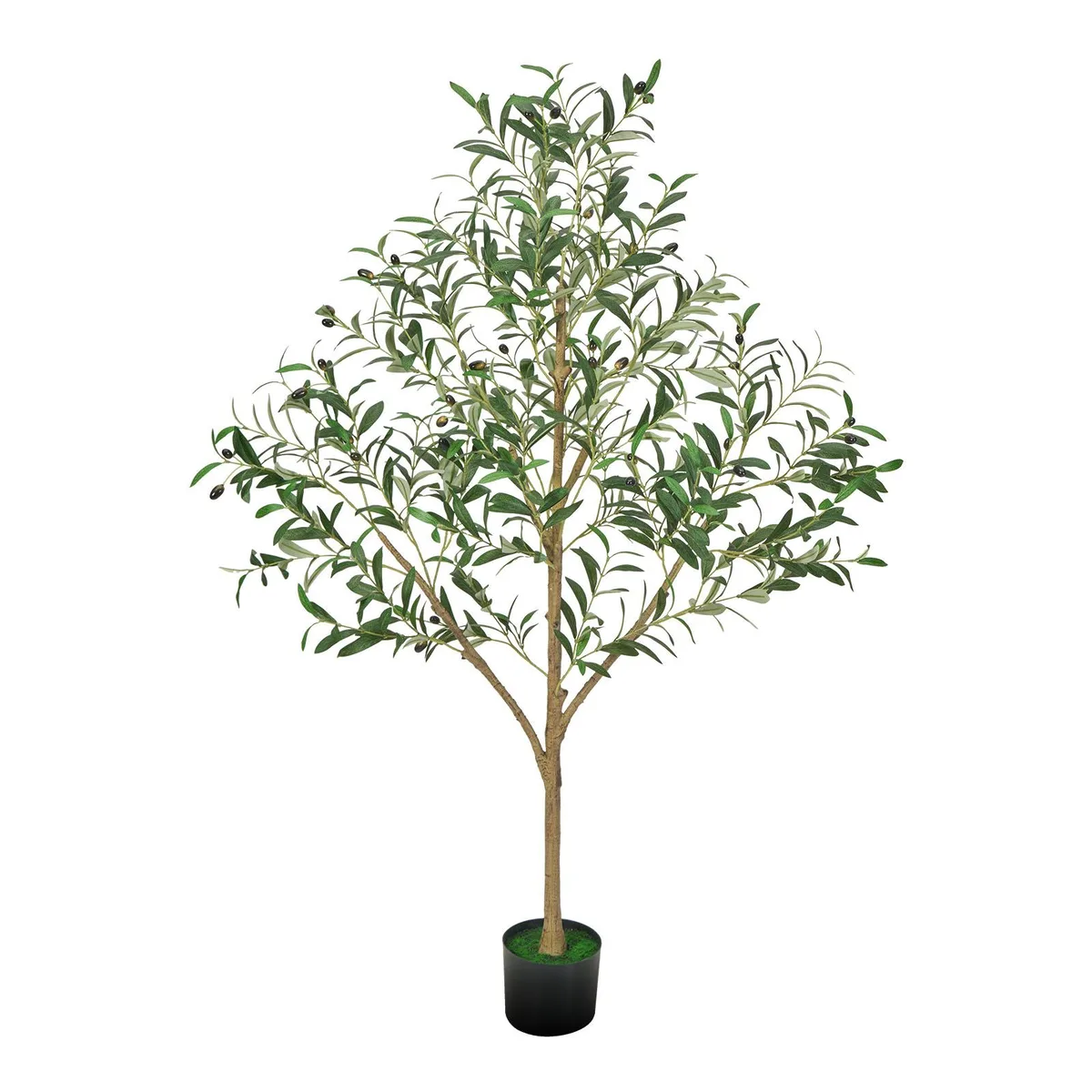 VEVOR VEVOR 5 ft Artificial Olive Tree 1524 mm 720 Leaves 42 Fruits — product photo