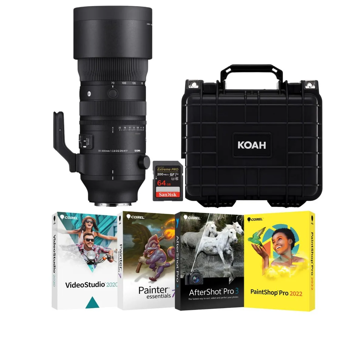 SIGMA SIGMA 70-200mm F2.8 DG DN OS Sports Leica L-Mount Lens Bundle — product photo