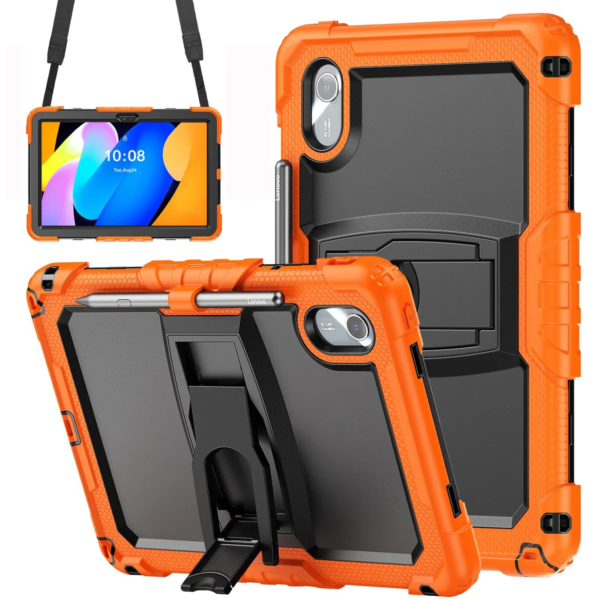 Werleo Werleo TB336FU/TB336ZU laptop case shockproof pencil holder shoulder strap stand orange — product photo