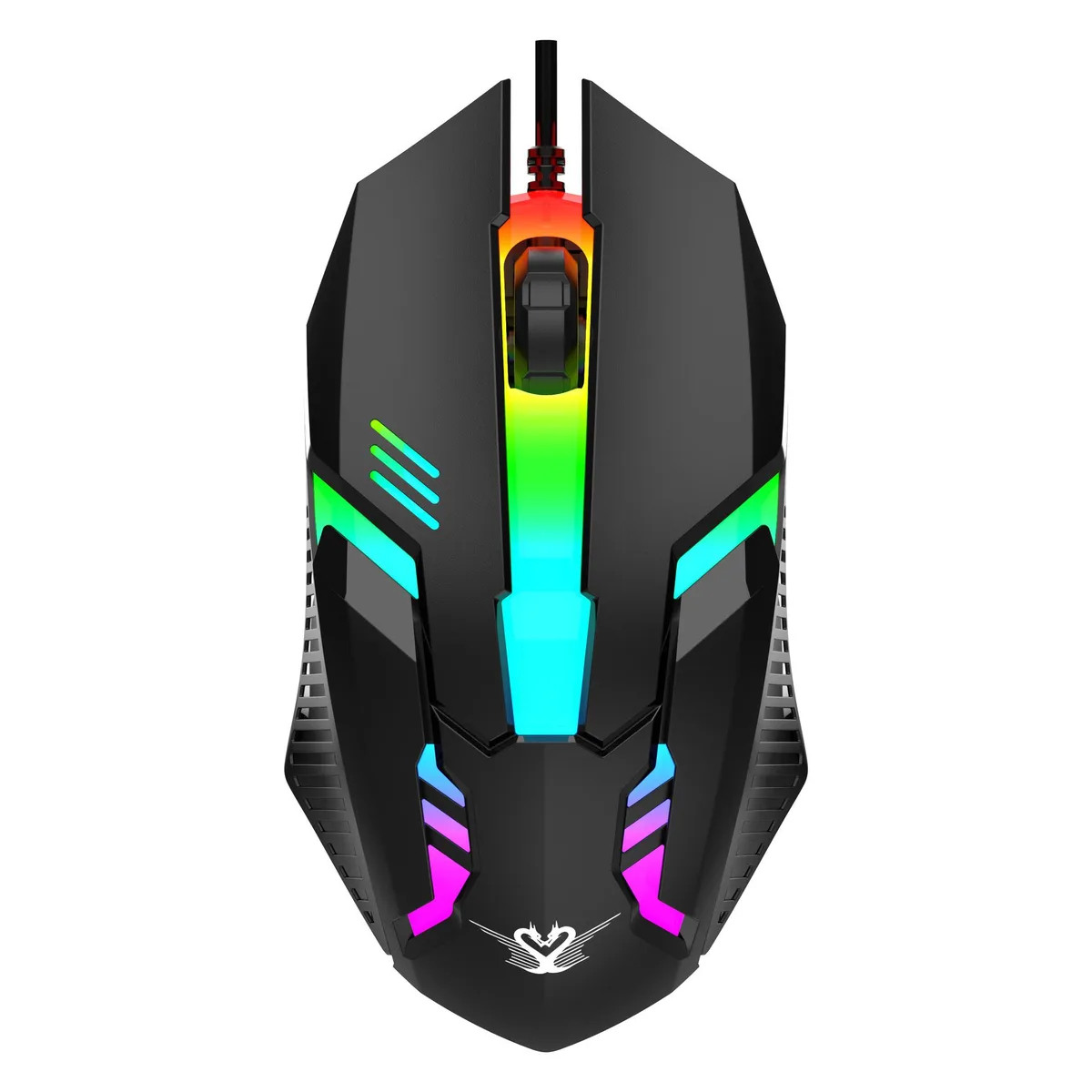 NO. NO. M12 Wired Mouse 1000dpi 3 Keys Black — product photo