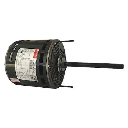 White plastic direct-drive blower motor with ring-stud mounting