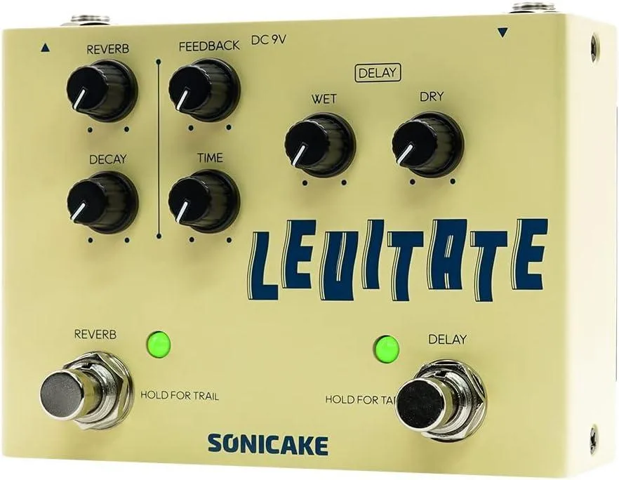 BFKK BFKK Delay Reverb 2 in 1 Guitar Pedal Digital Levitate — product photo