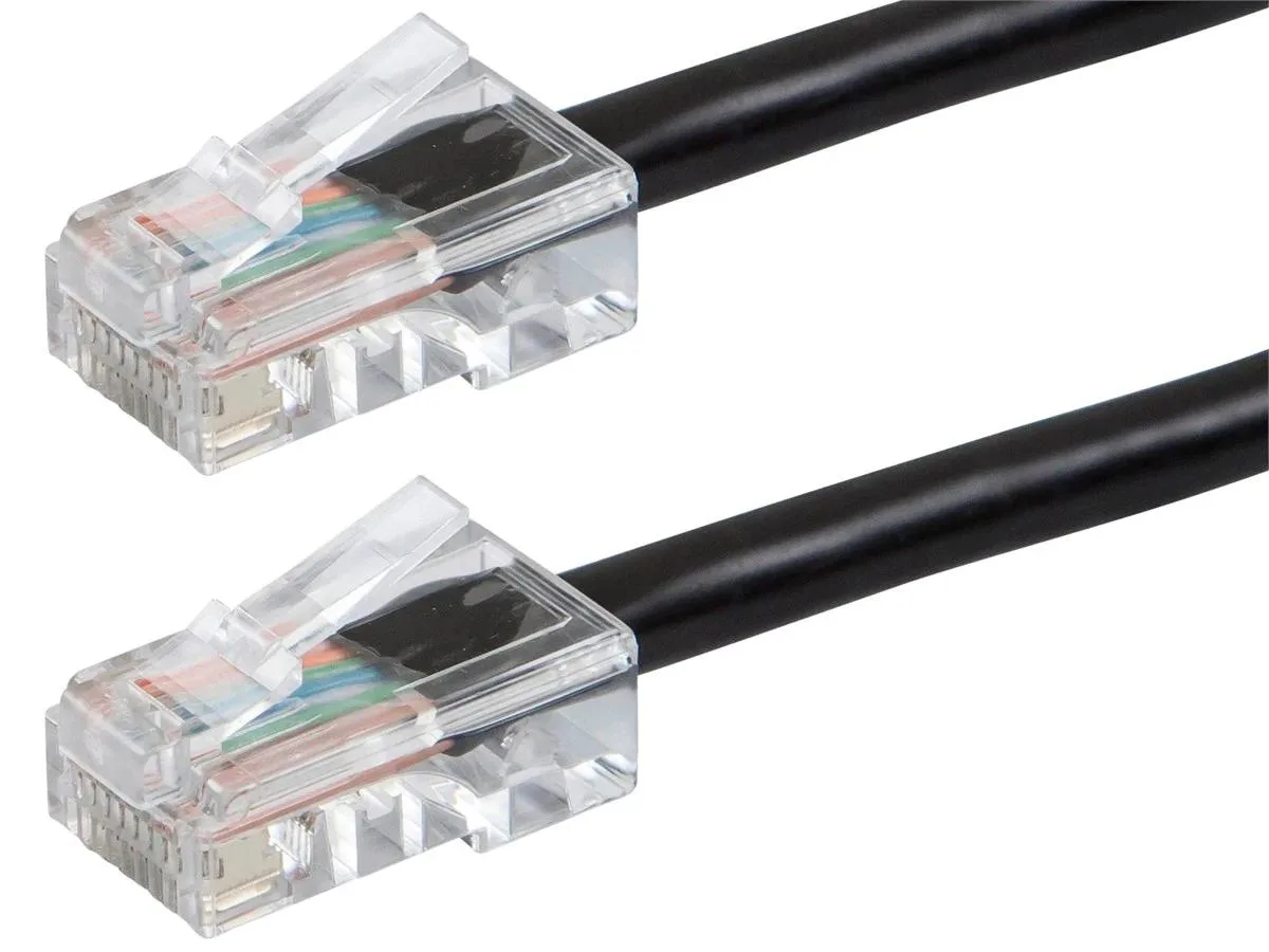 Monoprice Inc. Monoprice 113413 Cat6 Network Ethernet Cable 50 Feet Black Zeroboot Series — product photo