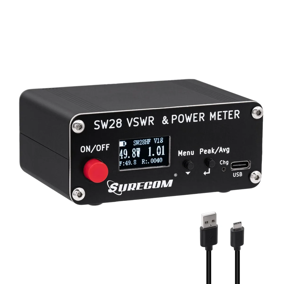 ARENTI ARENTI SW-28HF 1.5-60MHz 120W VSWR Power Meter 2 in 1 accessory — product photo